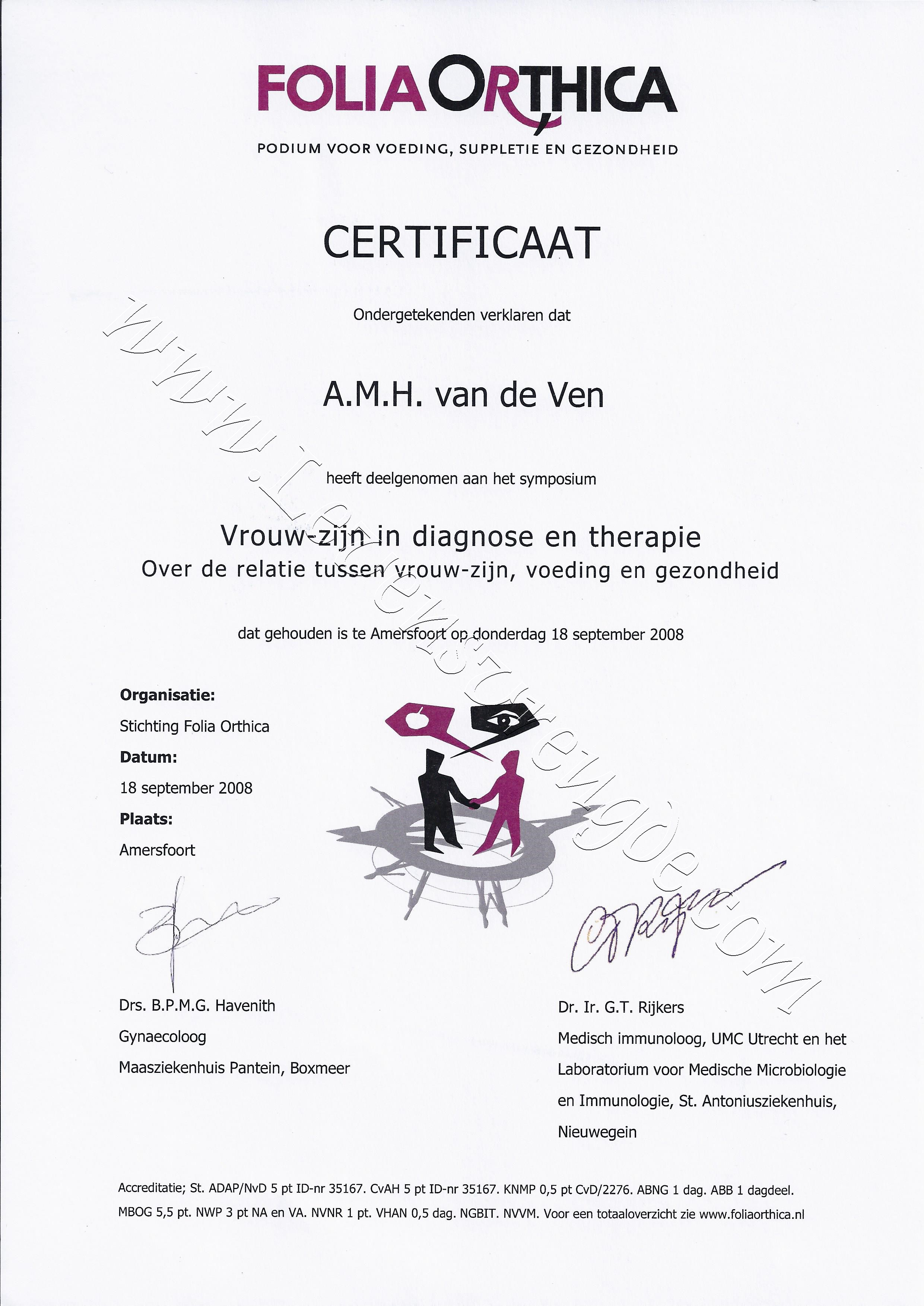 Vrouw-zijn in diagnose en therapie